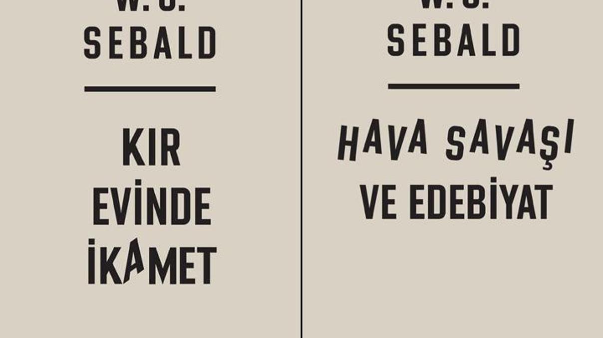 W.G. Sebaldin 2 kitabı daha Türkçede W.G. Sebaldin 2 kitabı daha Türkçede