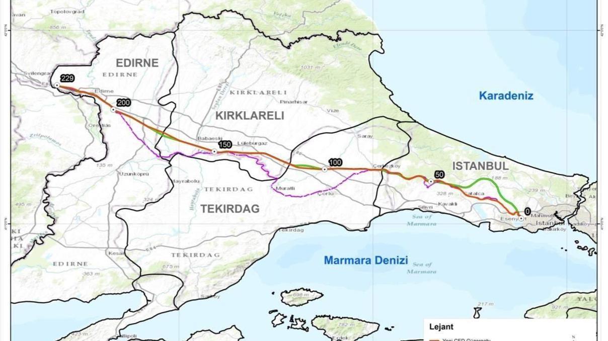 Türkiye Avrupa’ya hızlı tren ile bağlanacak
