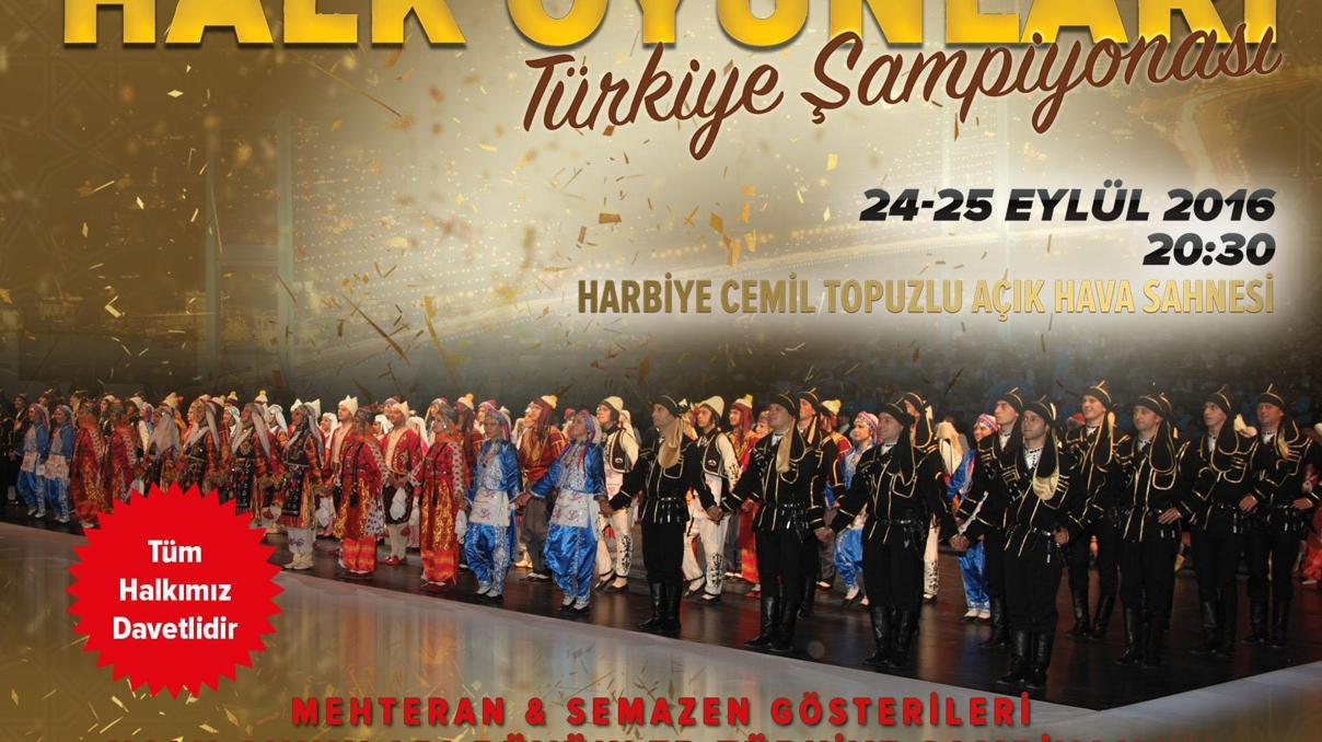 Biz Birlikte Türkiyeyiz Halk Oyunları Şampiyonası başlıyor