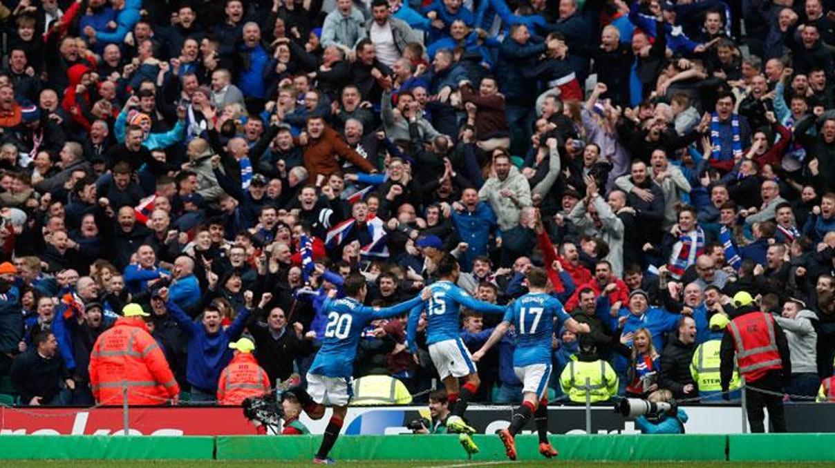 Rangersın galibiyet serisi Old Firm derbisinde bitti