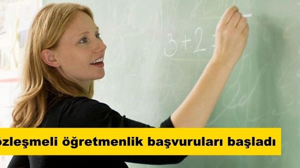 Sözleşmeli öğretmenlik başvurusu için son gün Sözleşmeli öğretmenlik başvurusu için son gün