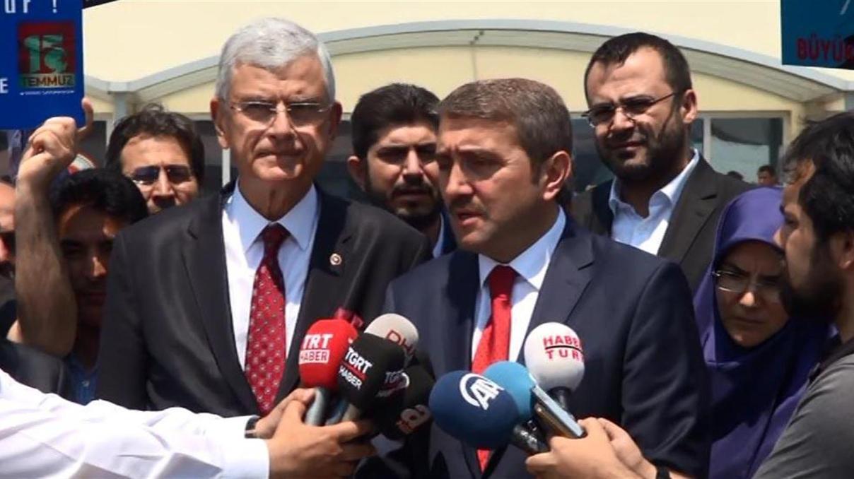 Eski Bakan Volkan Bozkır darbe davasını izledi