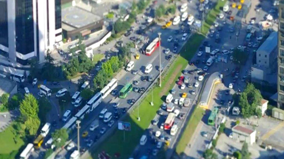 İstanbulun bayram trafiği haritası çıktı İstanbulun bayram trafiği haritası çıktı