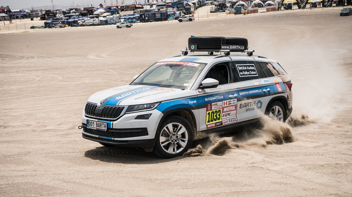 Dakarı bitiren ilk Skoda