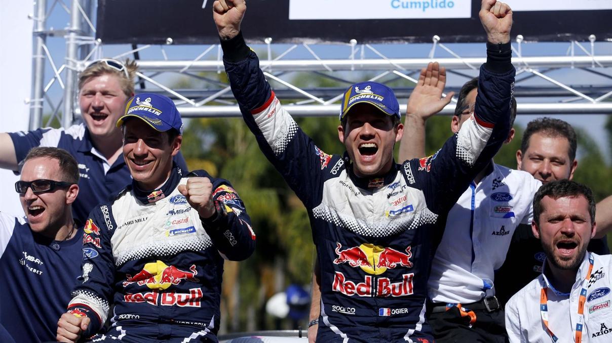 Meksikada kazanan Sebastien Ogier