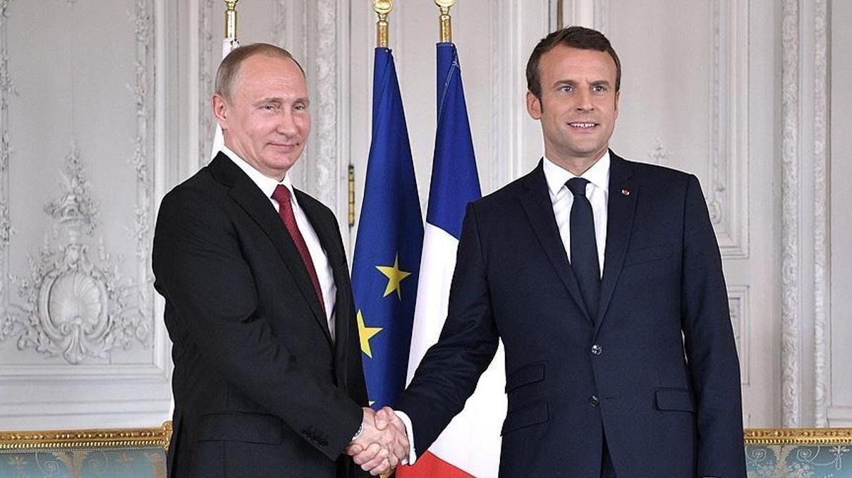 Putin ve Macron telefonda Suriyeyi görüştü Putin ve Macron telefonda Suriyeyi görüştü