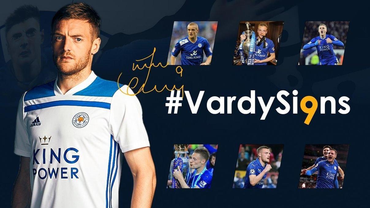 Leicester City, Vardyyle sözleşme yeniledi Leicester City, Vardyyle sözleşme yeniledi