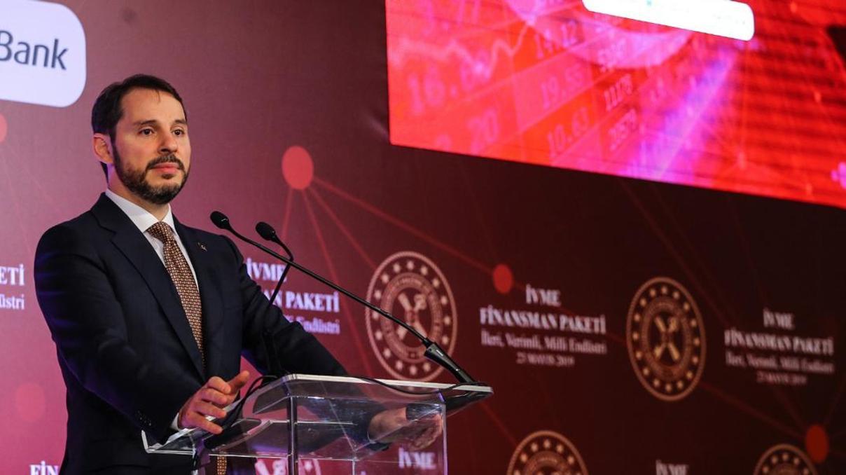 Bakan Albayrak, İVME Finansman Paketini açıkladı Bakan Albayrak, İVME Finansman Paketini açıkladı