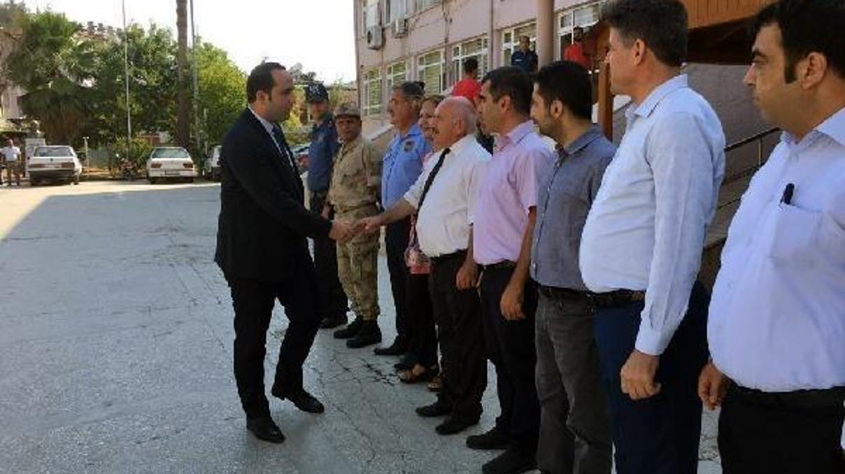 Yayladağı Kaymakamı Yılmaz göreve başladı Yayladağı Kaymakamı Yılmaz göreve başladı