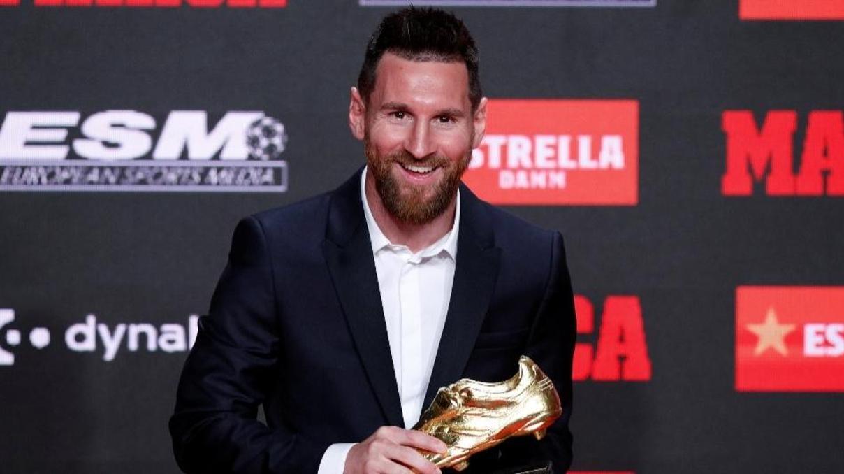 Messi 6. kez Altın Ayakkabının sahibi Messi 6. kez Altın Ayakkabının sahibi