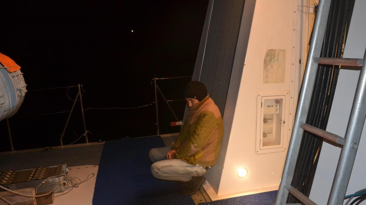 Midilli Adasına kaçarken yakalandı Midilli Adasına kaçarken yakalandı