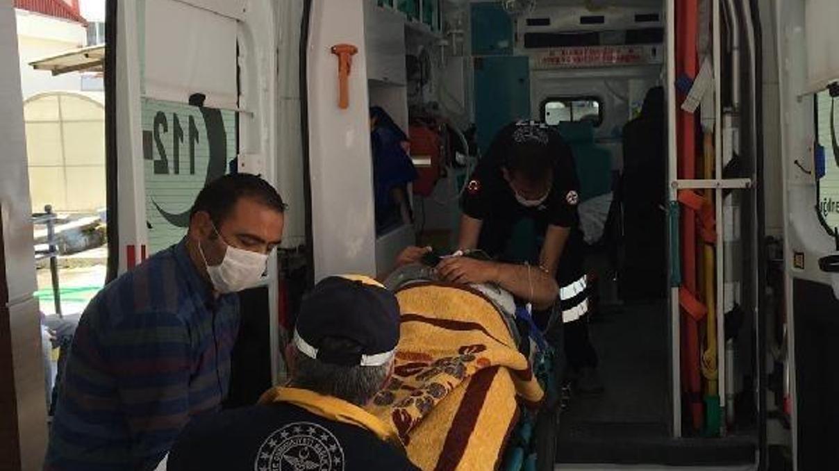 Direkten düşen işçi yaralandı Direkten düşen işçi yaralandı