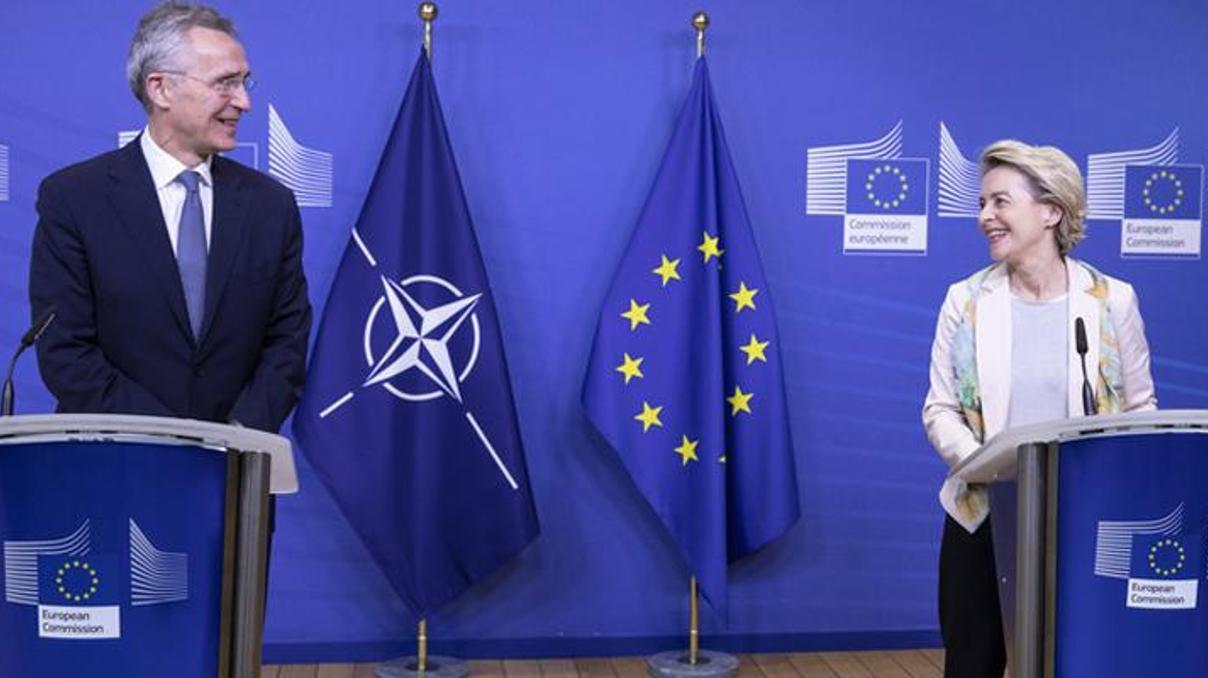 Stoltenberg ve von der Leyen Brüksel’de bir araya geldi Stoltenberg ve von der Leyen Brüksel’de bir araya geldi