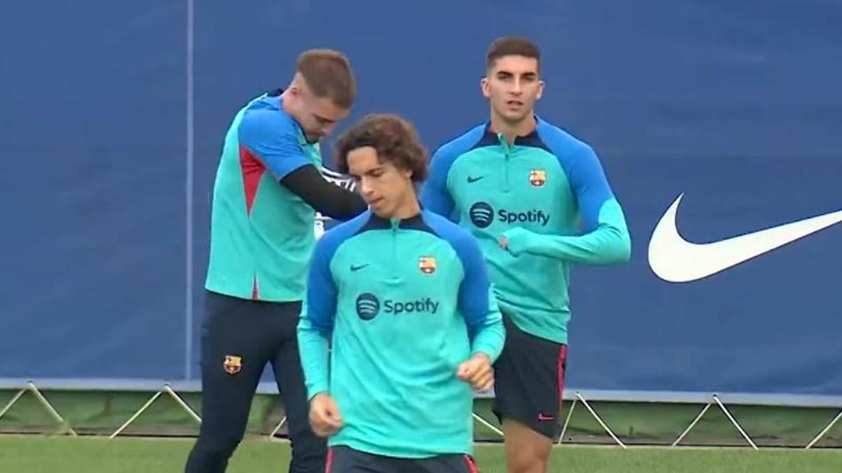 Emre Demir, Barcelona A Takımı ile idmana çıktı