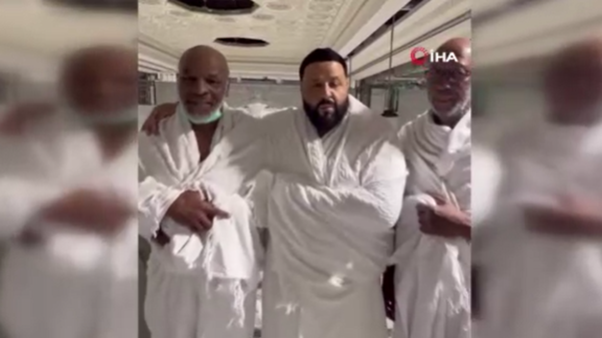 Mike Tyson, DJ Khaled ile umreye gitti Mike Tyson, DJ Khaled ile umreye gitti