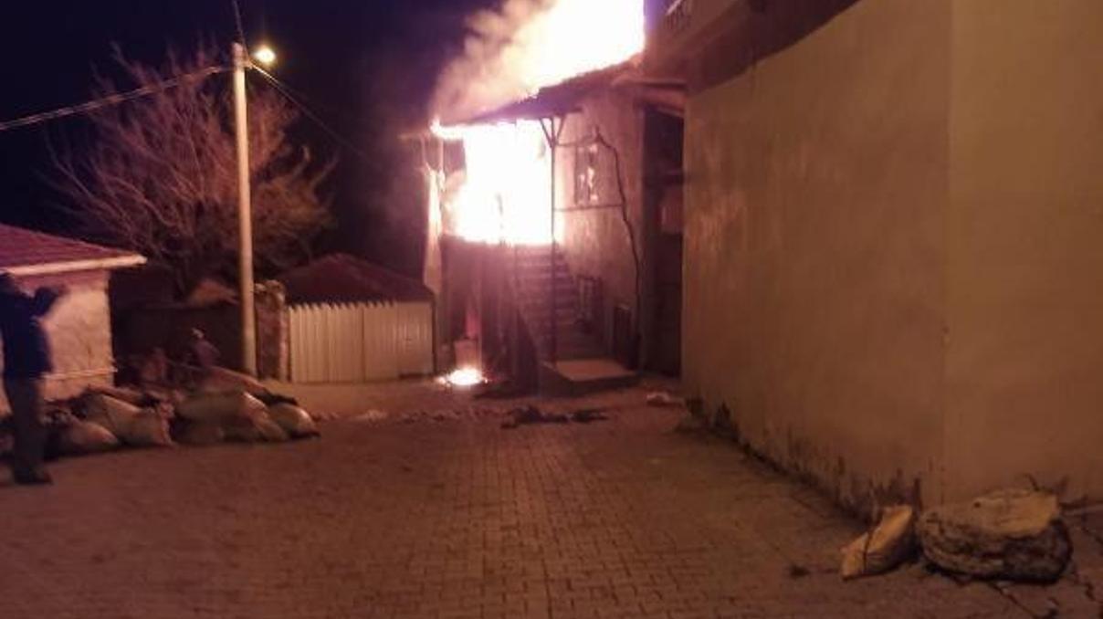Orhanelinde yangın
