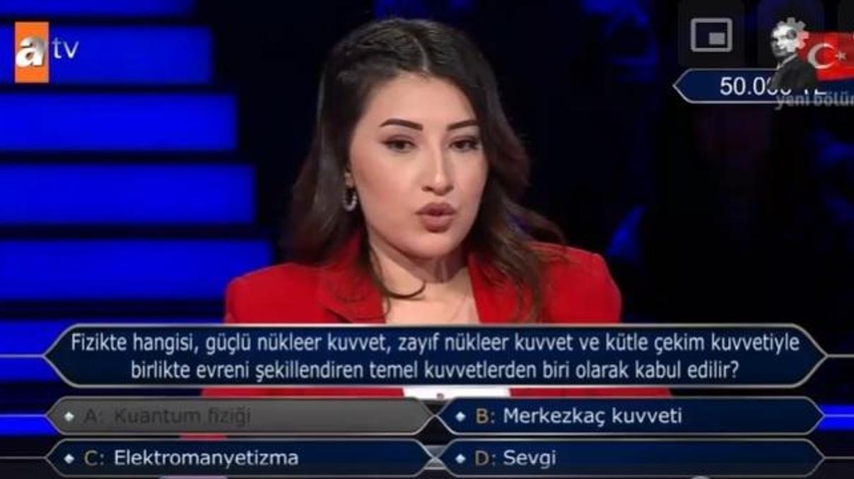 Evreni şekillendiren temel kuvvetlerden biri hangisidir Hangisi Fizikte evreni şekillendiren temel kuvvetlerden biri olarak kabul edilir Kuantum fiziği ve Merkezkaç kuvveti