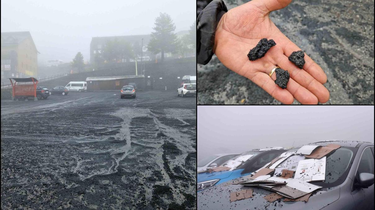 Etna Yanardağı yeniden lav ve kül püskürttü