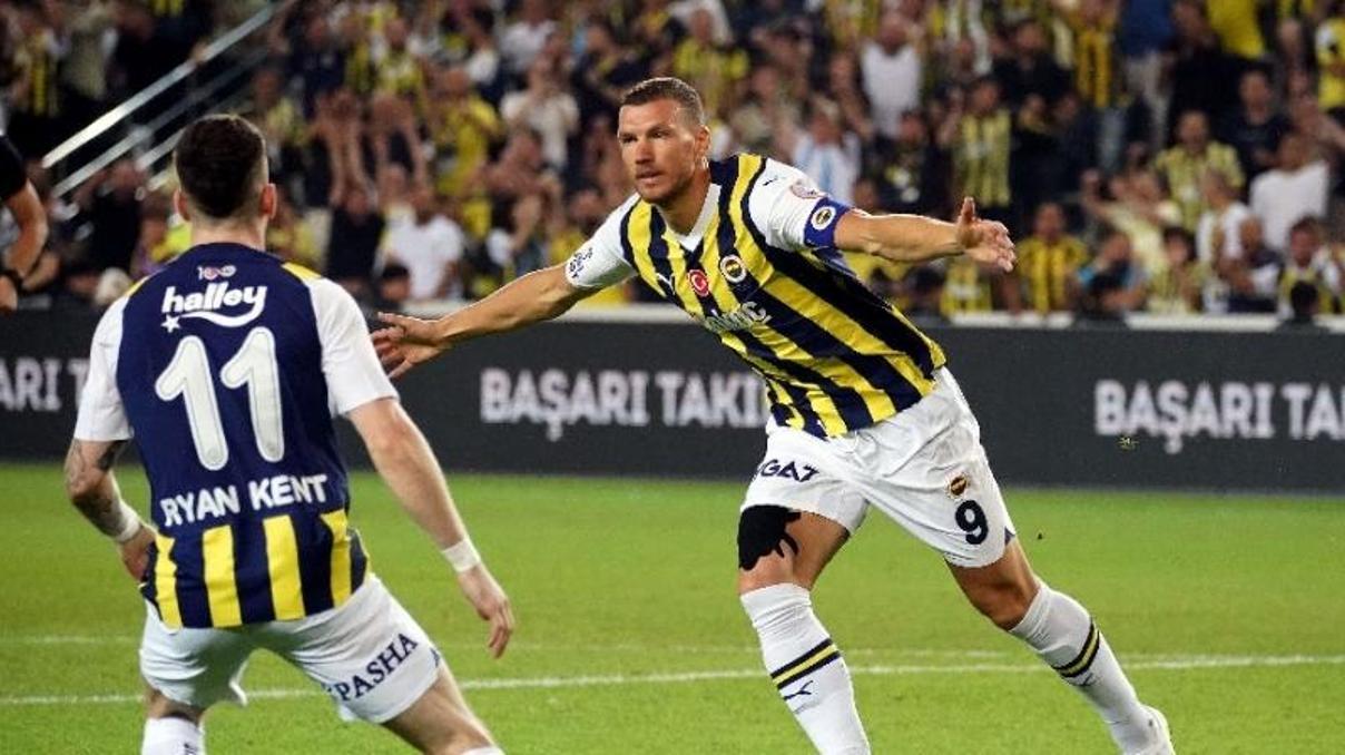 Fenerbahçe kazandı Dzeko tarihe geçti Fenerbahçe kazandı Dzeko tarihe geçti