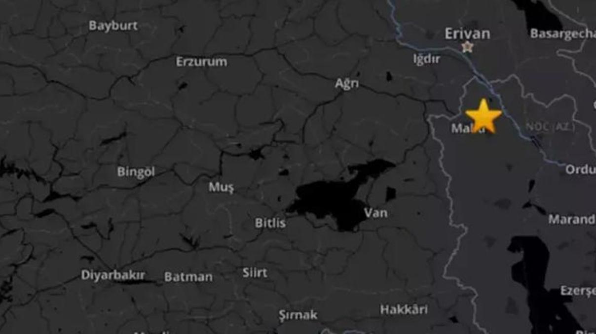 Türkiye-İran sınırında korkutan deprem Türkiye-İran sınırında korkutan deprem