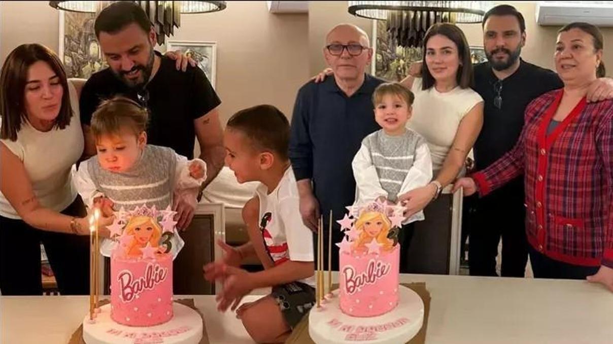 Alişan ile Buse Varoldan kızları Elize mütevazı doğum günü