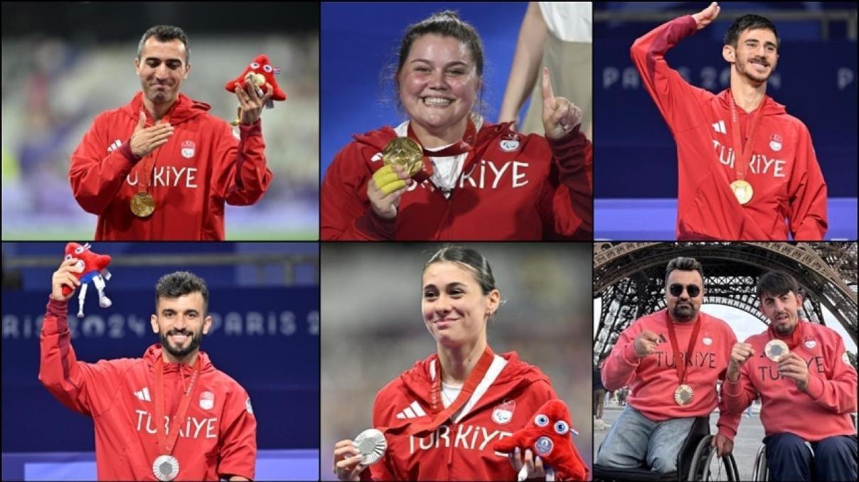 Gurur tablosu Türkiye, Paris 2024te madalya rekoru kırdı Gurur tablosu Türkiye, Paris 2024te madalya rekoru kırdı