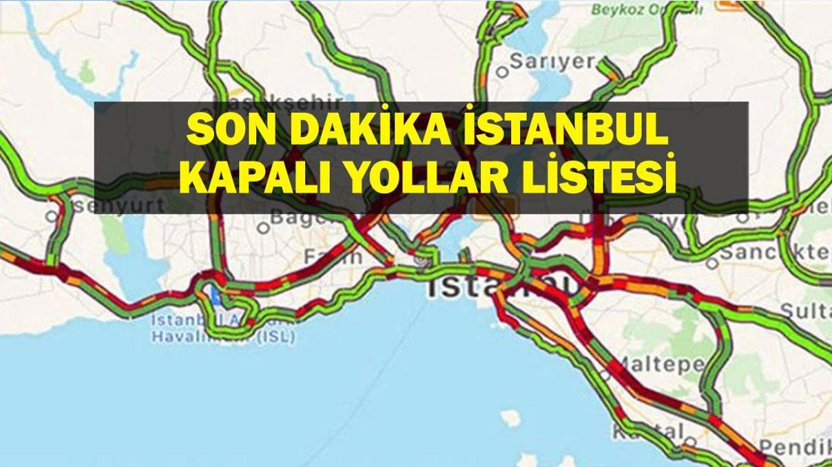 27 Nisan İstanbul Kapalı Yollar: İstanbul Maratonu Nerede Yapılıyor İstanbulda Hangi Yollar Kapalı