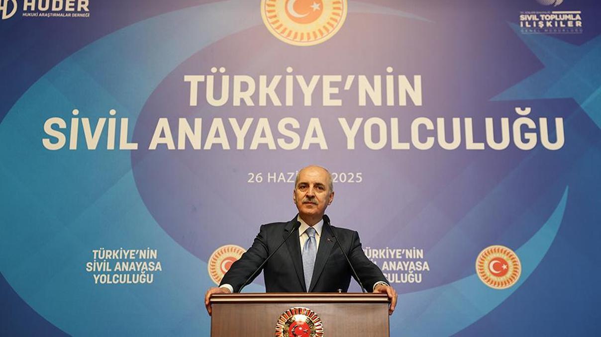 TBMM Başkanı Kurtulmuştan yeni anayasa açıklaması: Herkesi dinlemeye hazırız TBMM Başkanı Kurtulmuştan yeni anayasa açıklaması: Herkesi dinlemeye hazırız