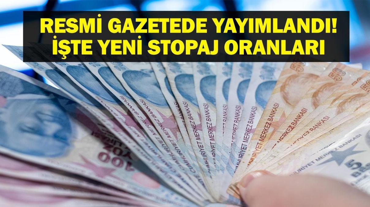 STOPAJ ORANLARI 2025: Fon Stopaj Oranları ile Vadeli Mevduat Oranları Ne Oldu Resmi Gazete Yeni Stopaj Oranları