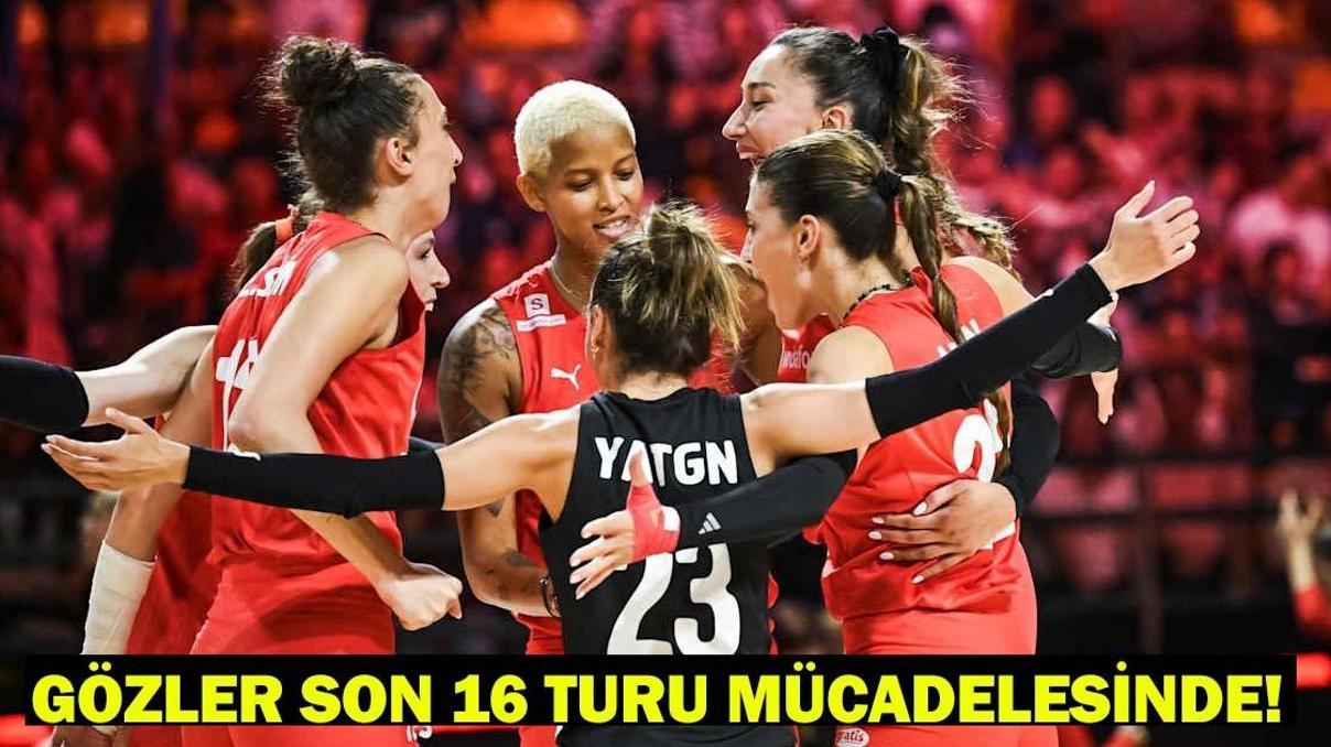 Türkiye – Slovenya voleybol maçı hangi kanalda, saat kaçta GÖZLER FİLENİN SULTANLARI SON 16 TURU MÜCADELESİNDE
