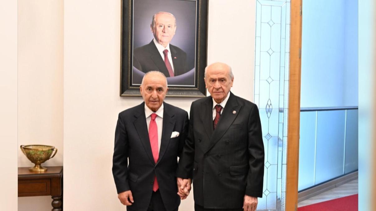 Son Dakika: MHP lideri Bahçeli, eski CHP Genel Başkanı Çetin ile görüştü
