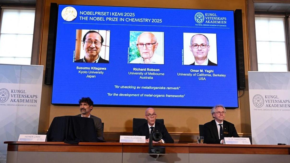 SON DAKİKA... 2025 Nobel Kimya Ödülü sahiplerini buldu