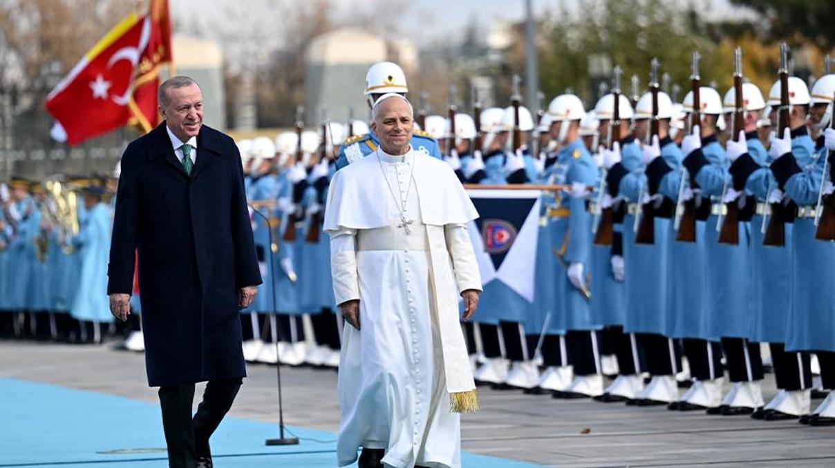 Dünya gözünü Ankaraya çevirdi Cumhurbaşkanı Erdoğan ve Papa Leo manşetlerde: Bölgesel güç Türkiye vurgusu