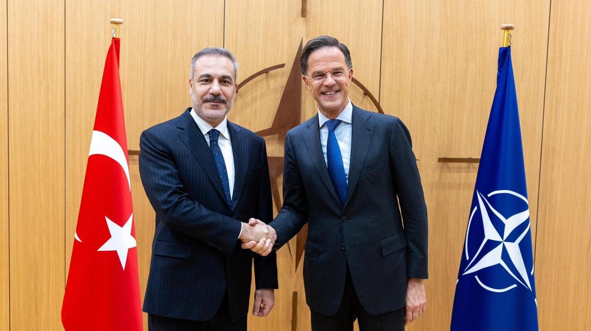 Dışişleri Bakanı Hakan Fidan, NATO Genel Sekreteri Rutte ile görüştü