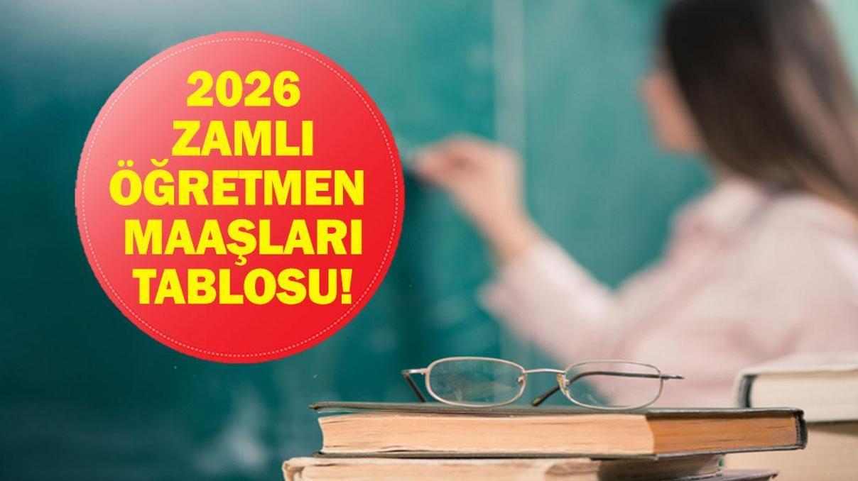 2026 ZAMLI ÖĞRETMEN MAAŞLARI: 5 Aylık Enflasyon Farkı Öğretmen Maaşı Ne Kadar Olacak İşte 2026 Ocak Öğretmen Maaşı Hesaplama Tablosu
