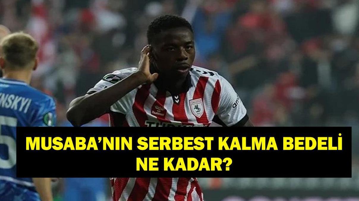 MUSABA SERBEST KALMA MADDESİ: Samsunsporlu Anthony Musaba Fenerbahçeye transfer mi oluyor Musaba serbest kalma maddesi ne İşte Transfermarkt bilgileri...