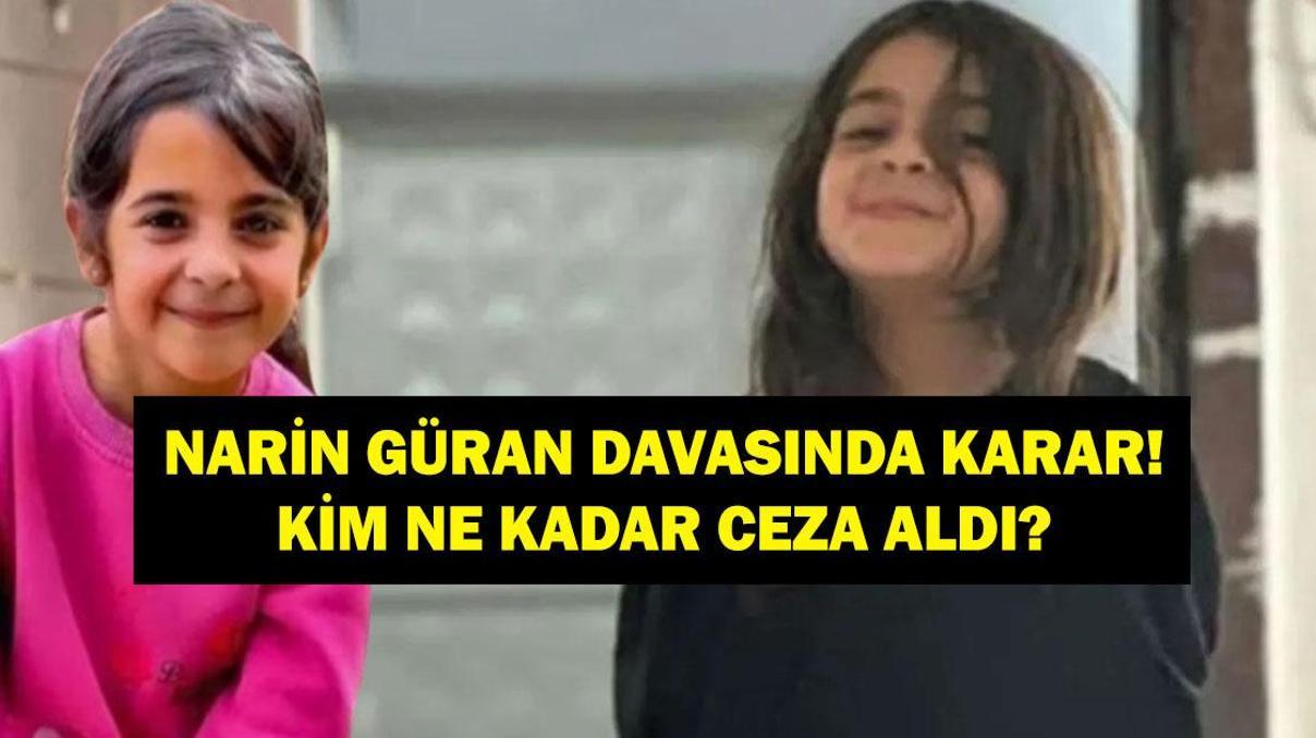 NARİN GÜRAN DAVASINDA KARAR: Narin Güran Cinayetinde Ne Karar Çıktı Anne, Baba, Ağabey, Amca Ne Ceza Aldılar Enes Güran, Salim Güran, Yüksel Güran, Nevzat Bahtiyar... NARİN GÜRAN DAVASINDA KARAR: Narin Güran Cinayetinde Ne Karar Çıktı Anne, Baba, Ağabey, Amca Ne Ceza Aldılar Enes Güran, Salim Güran, Yüksel Güran, Nevzat Bahtiyar...