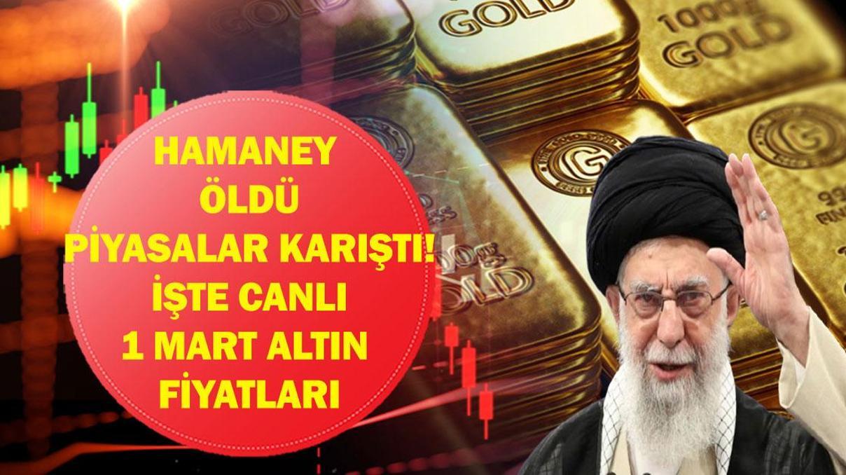 PAZAR GÜNÜ CANLI ALTIN FİYATLARI 2026 Kapalıçarşı Altın Fiyatları Bugün: Çeyrek Altın, Gram Altın Ne Kadar İran Lideri Hamaneyin Ölümü Sonrası 1 Mart Altın Fiyatları... PAZAR GÜNÜ CANLI ALTIN FİYATLARI 2026 Kapalıçarşı Altın Fiyatları Bugün: Çeyrek Altın, Gram Altın Ne Kadar İran Lideri Hamaneyin Ölümü Sonrası 1 Mart Altın Fiyatları...