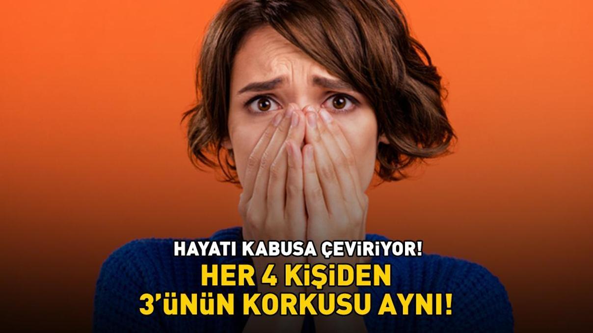 Her 4 kişiden 3ünün korkusu aynı Hayatı kabusa çeviriyor Bakın en yaygın fobi hangisiymiş...