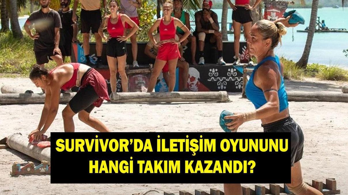 Survivorda iletişim ödülünü hangi takım kazandı 19 Mart Perşembe Survivorda ödül oyununu kim kazandı