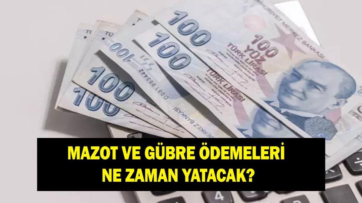 MAZOT GÜBRE DESTEĞİ ÖDEME TARİHİ NİSAN 2026: Mazot ve gübre desteği ne zaman yatacak Tarımsal destek ödemeleri yattı mı Çiftçi destek ödemesi sorgulama ekranı