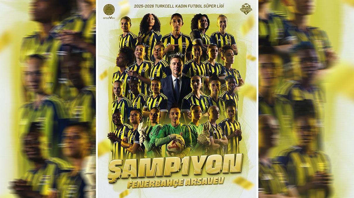 Kadın Futbol Süper Liginde şampiyon Fenerbahçe arsaVev Kadın Futbol Süper Liginde şampiyon Fenerbahçe arsaVev