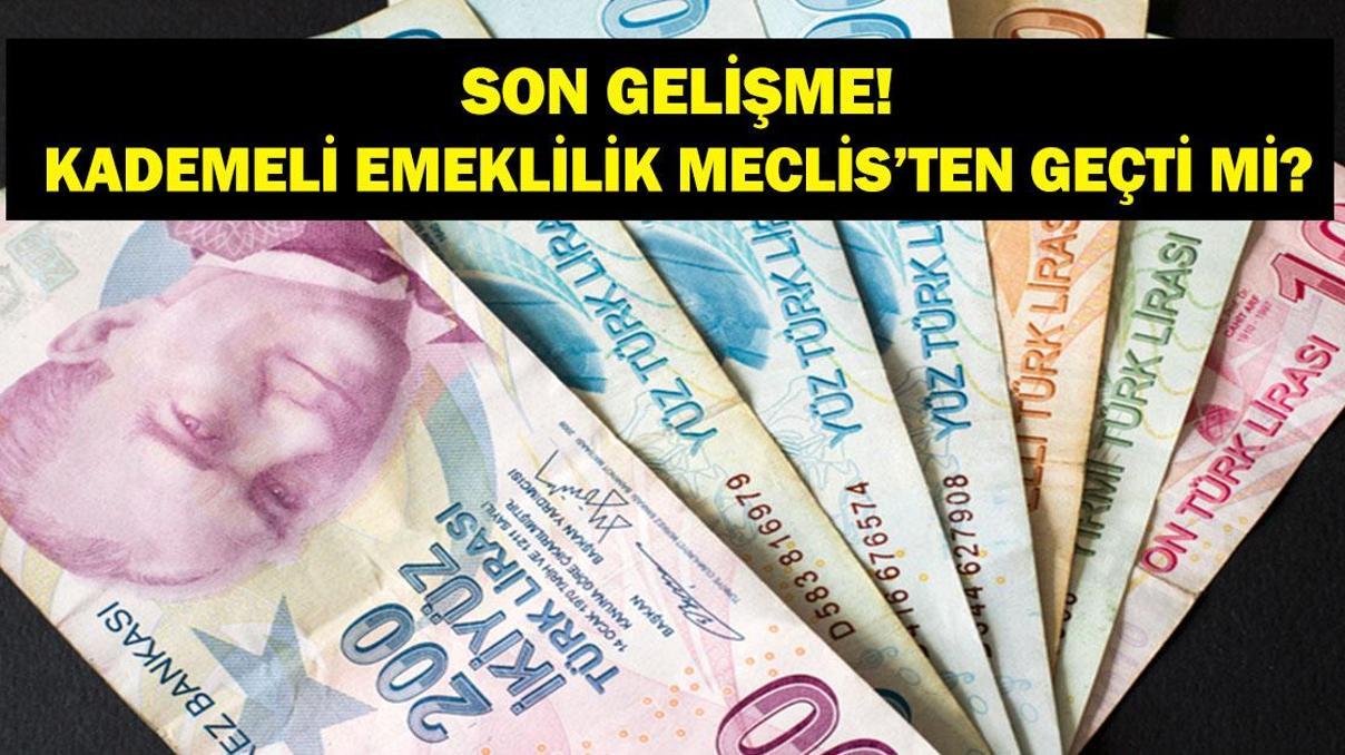 ERKEN EMEKLİLİK (EYT) MECLİSTEN GEÇTİ Mİ Kademeli Emeklilik Son Durum Ne Kademeli Emeklilik 2000 Sonrasını Kapsayacak Mı