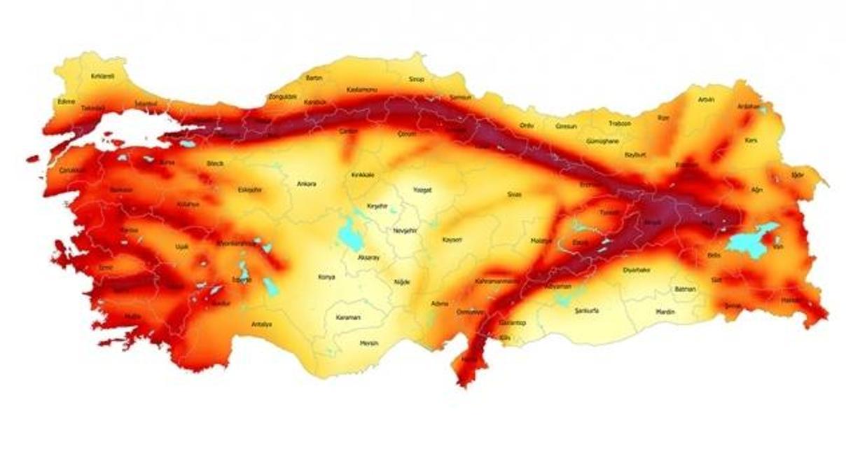 Güncel fay haritasına uzman yorumu: Bu 4 bölgeye dikkat Güncel fay haritasına uzman yorumu: Bu 4 bölgeye dikkat