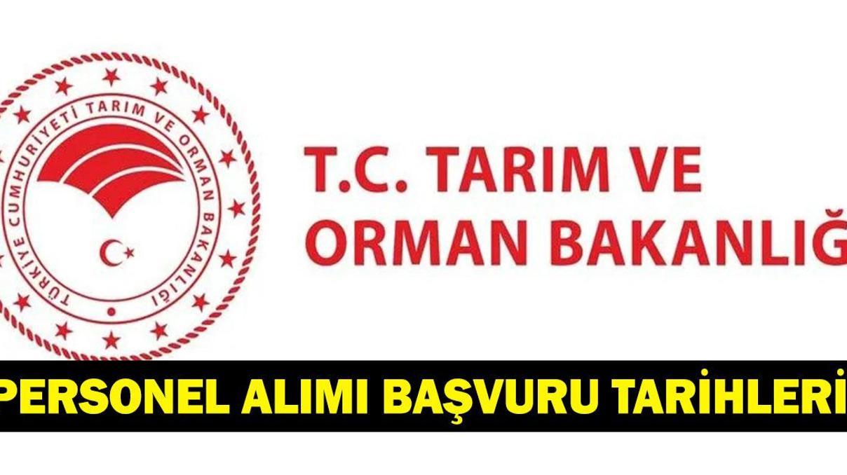 TARIM VE ORMAN BAKANLIĞI PERSONEL ALIMI 2026: Tarım ve Orman Bakanlığı personel alımı ne zaman Tarım Bakanlığı personel alımı başvuru şartları neler