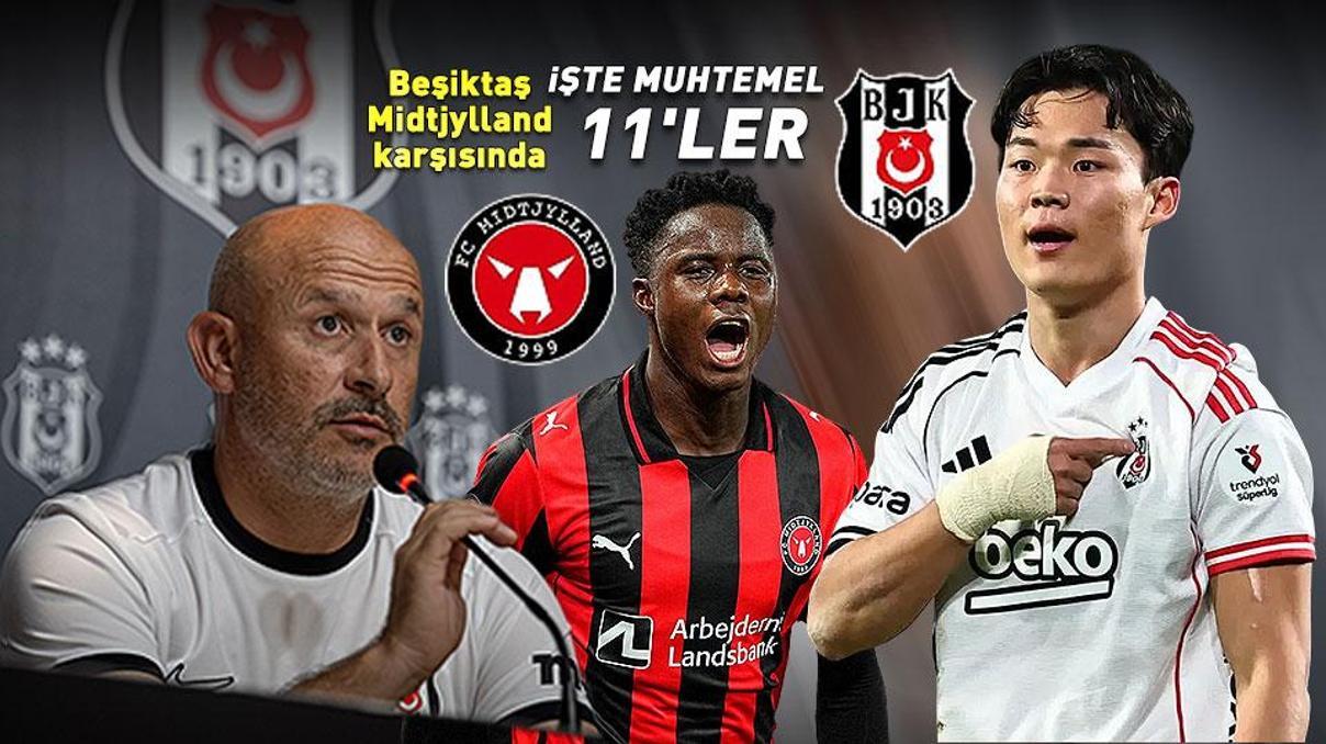 Beşiktaş - Midtjylland Muhtemel 11ler: UEFA Avrupa Liginde Kritik Gece Beşiktaş Midtjyllandı Ağırlıyor