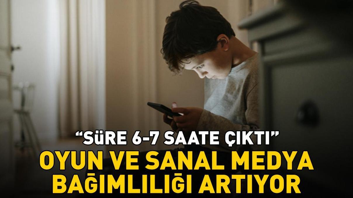 Uzman isim Süre 6-7 saate çıktı diyerek uyardı ‘Oyun ve sanal medya bağımlılığı artıyor’