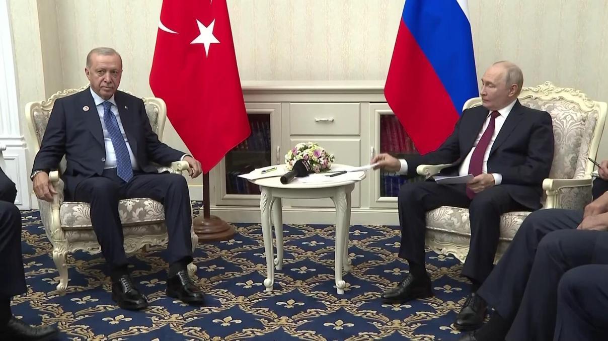 SON DAKİKA Erdoğan ve Putin görüşmesi başladı
