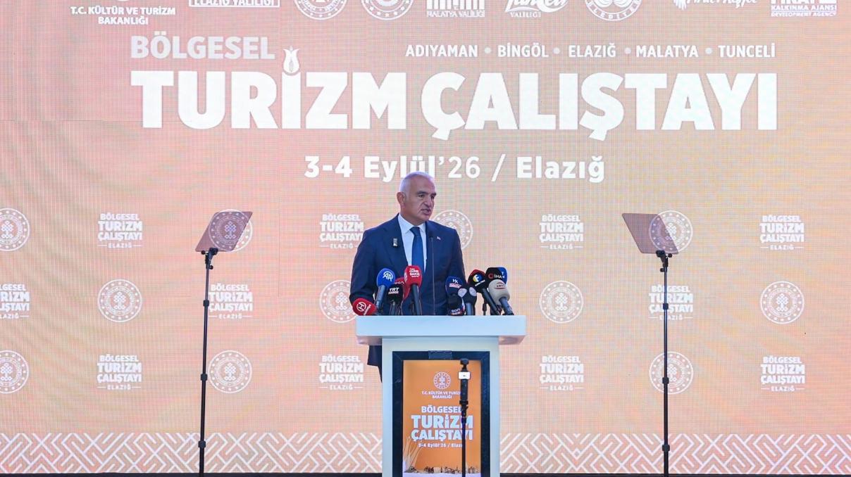 Bakan Ersoy: Elazığ’ı, Adıyaman’ı, Bingöl’ü, Tunceli’yi ve Malatya’yı Türkiye’nin turizm haritasında çok daha güçlü bir konuma taşımak istiyoruz