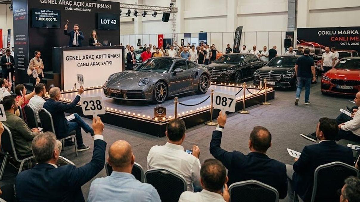 Tüketicilere özel ikinci el araç açık artırması